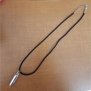 Bullet charm necklace